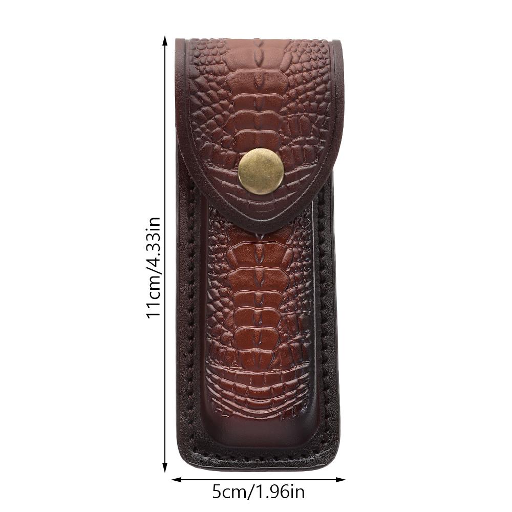 Edc Everyday Carry Knives - Cowhide Leather Sheath for Fold Knife