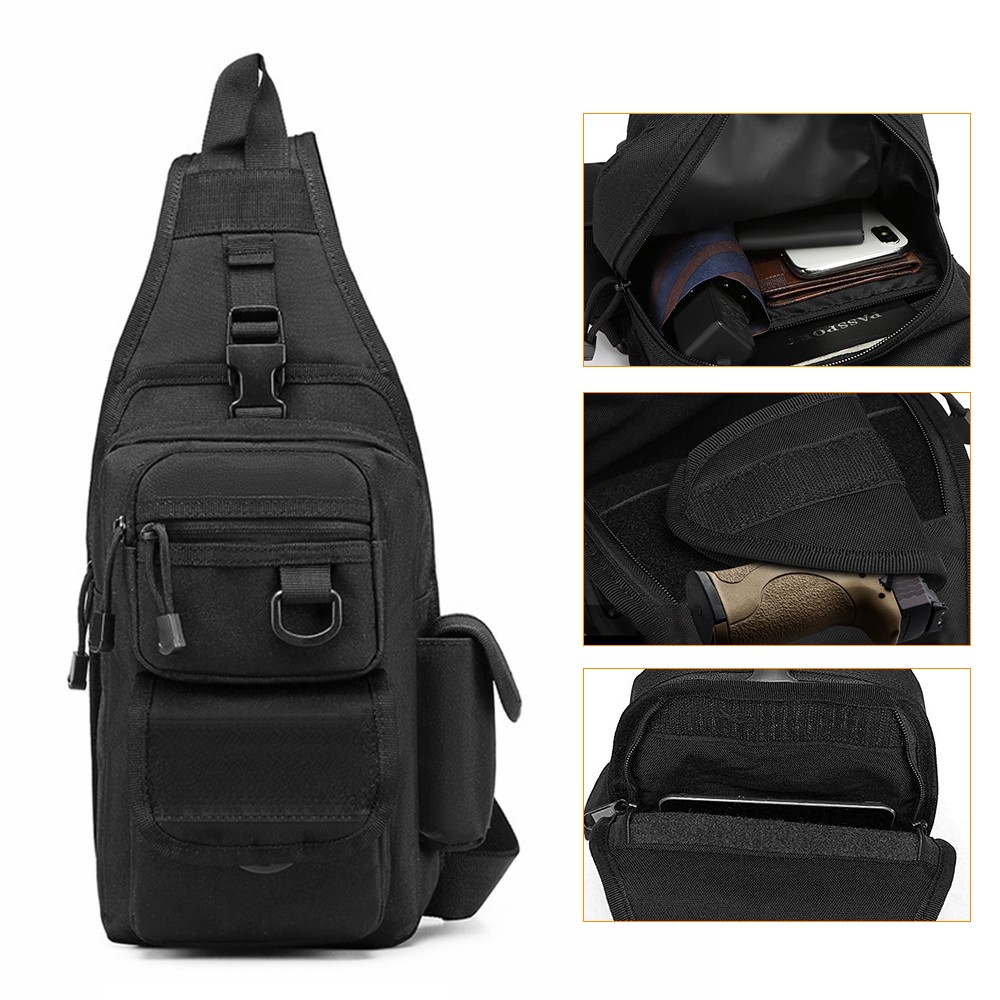Chiến Thuật Túi Che Giấu Súng  - đánh giá và giá Edc Concealed Carry Sling Bag