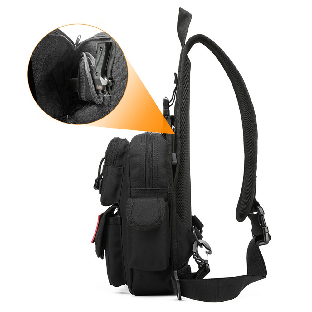 Chiến Thuật Túi Che Giấu Súng  - đánh giá và giá Edc Concealed Carry Sling Bag