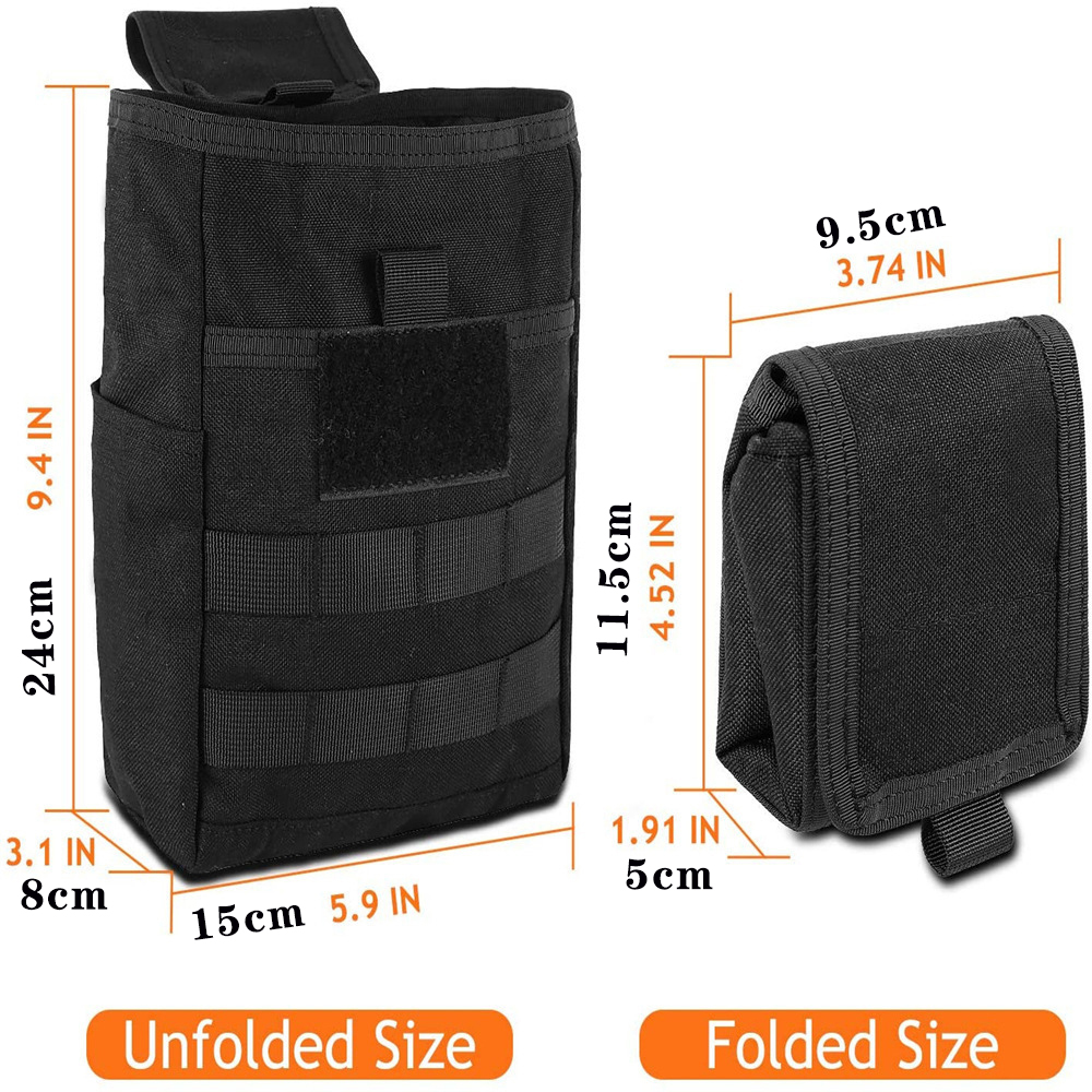 Foldable Molle Dump Drop Pouch - đánh giá và giá Edc Carry Fanny Pack