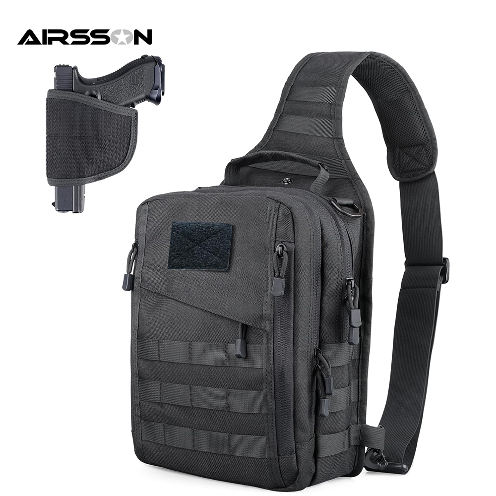 Tactical Sling Backpack Concea - đánh giá và giá Edc Concealed Carry Sling Bag