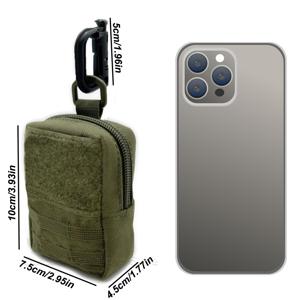 Tactical Mini MOLLE Pouch Comp - đánh giá và giá Edc Carry Fanny Pack